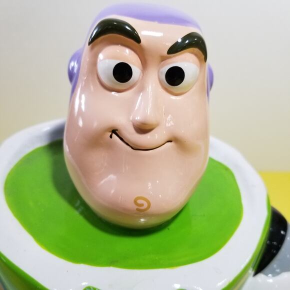 Disney/Pixar space ranger bank buzz lightyear ceramic 8 in. - Picture 2 of 9